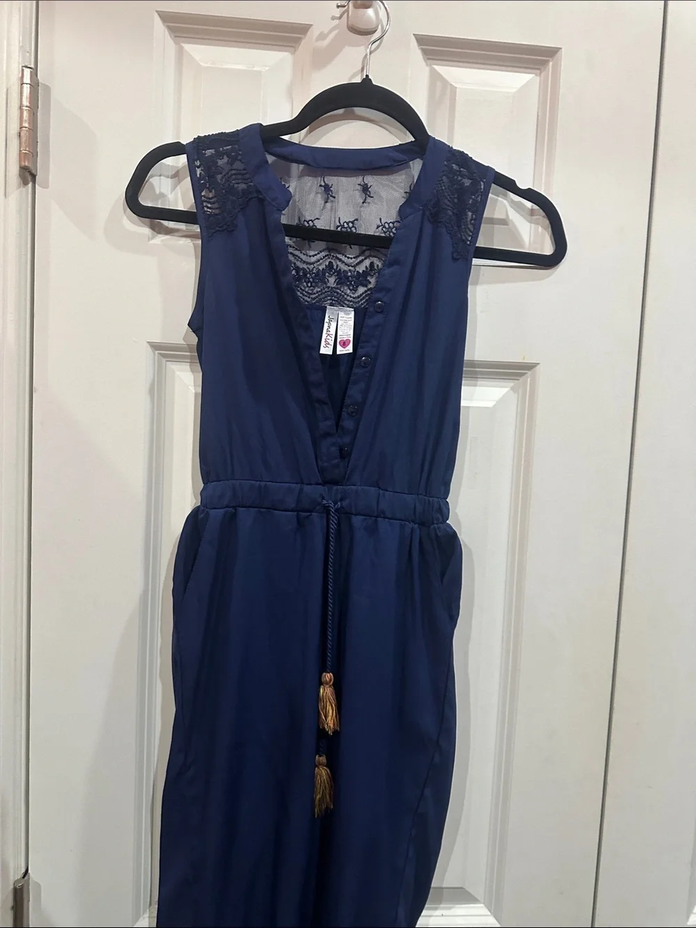 N/A sleeveless navy